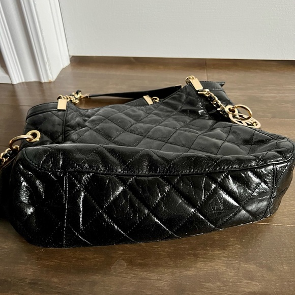 MICHAEL Michael Kors Susannah Black Quilted Leather Purse - Picture 6 of 7